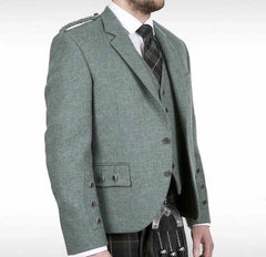 Lovat Green kilt jacket and waistcoat