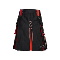 Scottish Laces Rainbow kilt Men Hybrid Pride Kilt LGBT Kilt Modern Utility Kilt