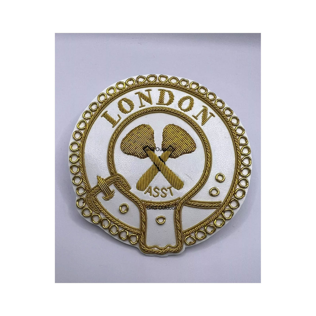 Mark Provincial Full Dress Apron Badge London Embroidered Bullion Wire Badge