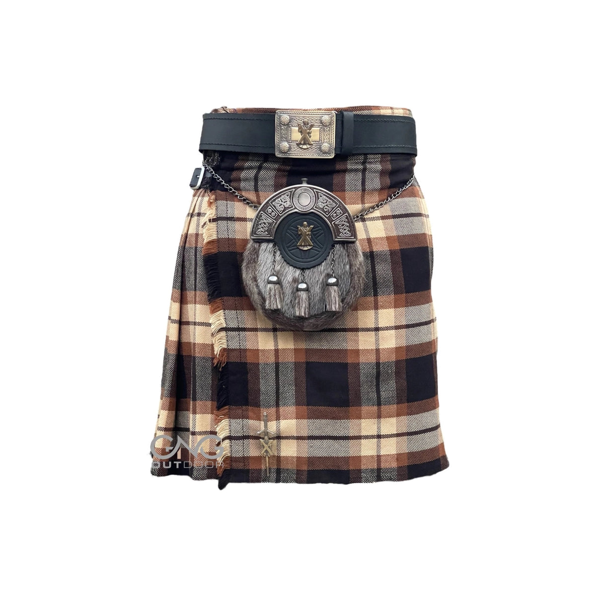 Men's Rose Ancient 5 Yard kilt 5 Pieces Antique kilt outfit wedding kilt set