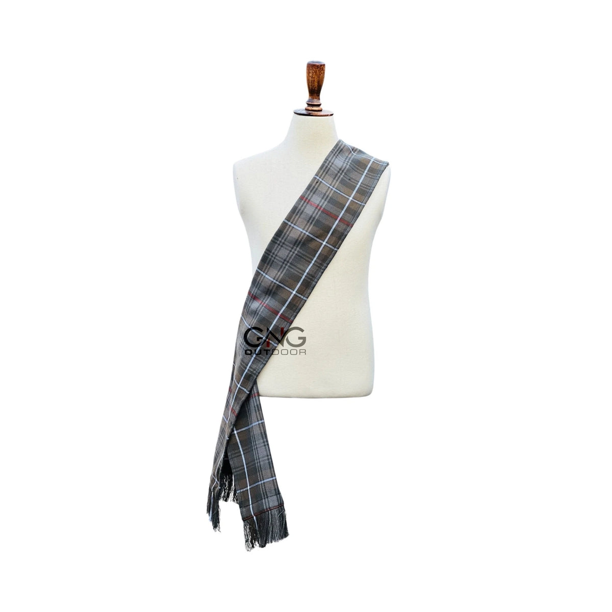 Ladies Mackenzie Weathered Tartan Sash for Women Size 90" x 12" Tartan Scarf
