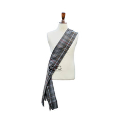Ladies Mackenzie Weathered Tartan Sash for Women Size 90" x 12" Tartan Scarf
