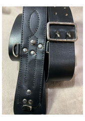 Sam Brown Belt With Strap Black Colour British Army Genuine Leather Sam Brown Belt