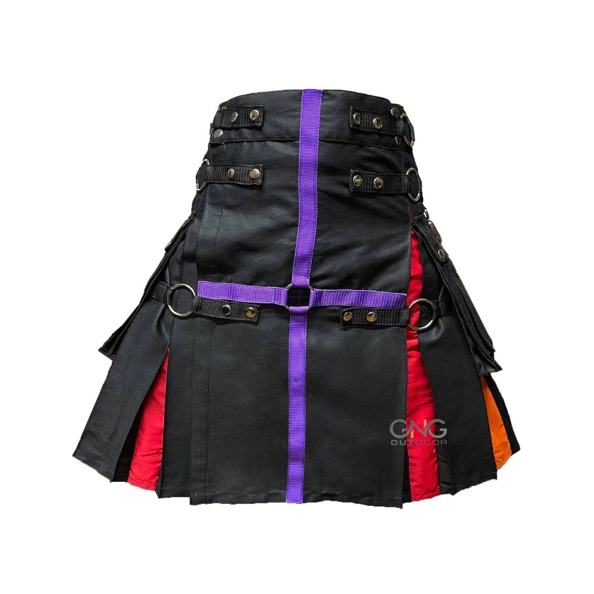 Men's Rainbow kilt Hybrid Pride Kilt LGBT Gay Kilt Modern Kilt size 28" - 62"