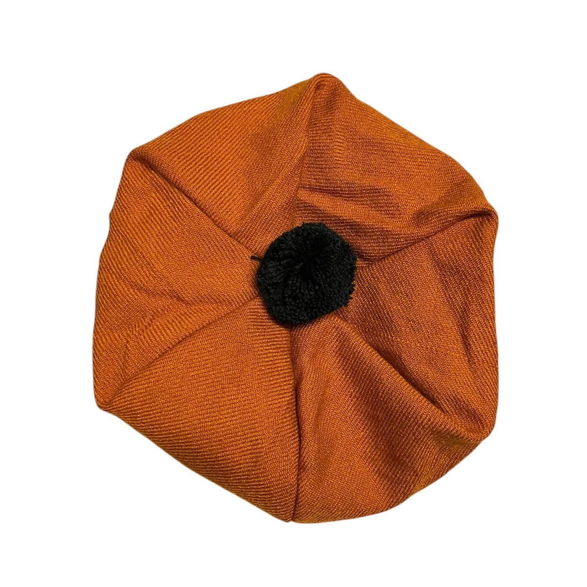 Men's Saffron TAM o' SHANTER Hat Bonnet Beret Balmorals Tartan Tammy Hat