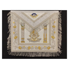 Past Master Embroidered Apron (Silver)