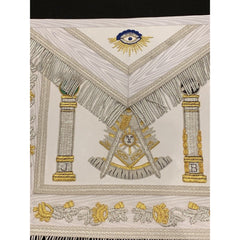 Past Master Embroidered Apron (Silver)