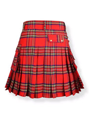 Men's Scottish Tartan Utility is kilt is made of acrylic Wool in 50+ Tartan