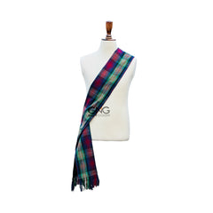 Ladies Isle of Sky Tartan Sash for Women Size 90" x 12" Handmade Tartan Scarf
