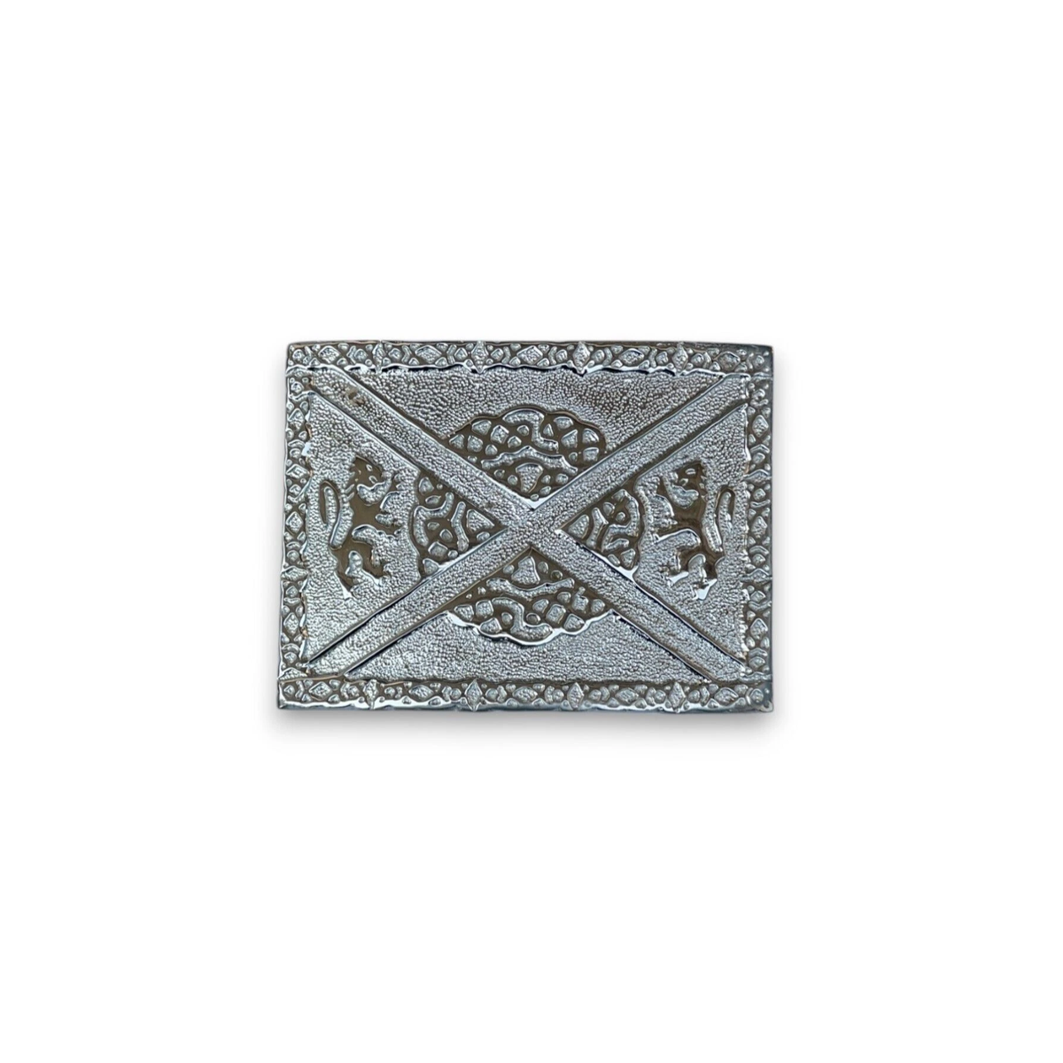 Men's Belt Buckle Chrome Finish Scottish Kilt Belt Buckle