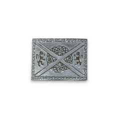 Men's Belt Buckle Chrome Finish Scottish Kilt Belt Buckle