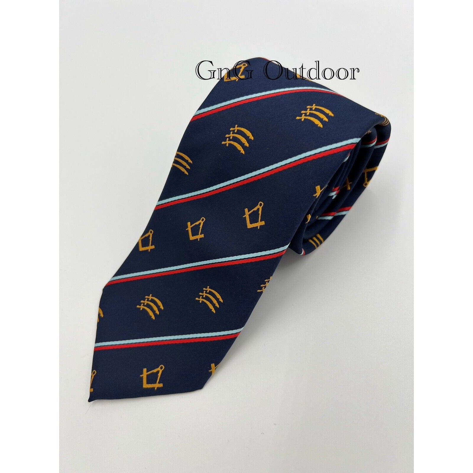 Essex Provincial Craft Tie Essex Lodge Tie Masonic Regalia Lodge Gift Neck Tie