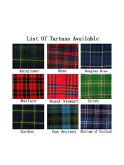 Scottish Men's Tartan Tie Formal Tie For Wedding Available in 14 Tartan