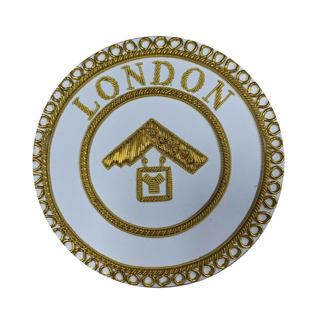 London Grand Lodge Apron Rank Badges Masonic Regalia Hand Embroidered Apron Badges