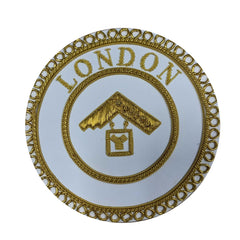 London Grand Lodge Apron Rank Badges Masonic Regalia Hand Embroidered Apron Badges