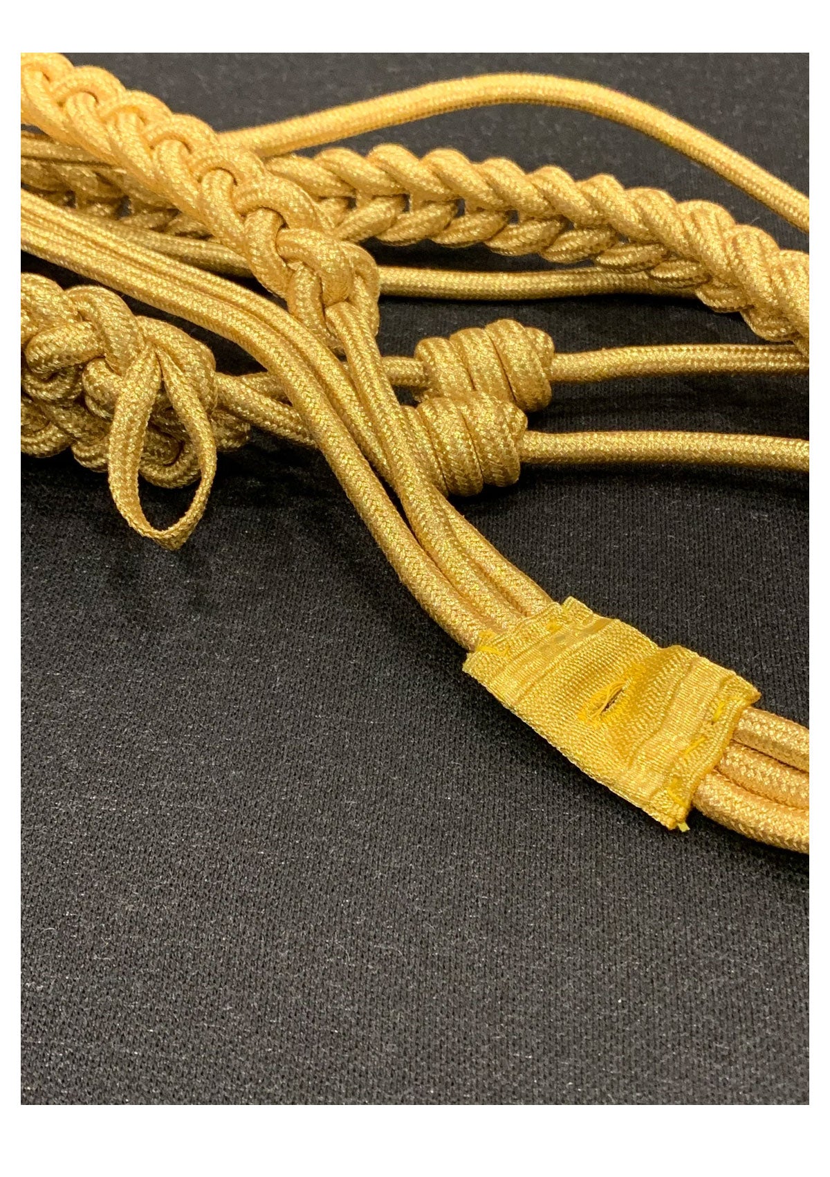 Aiguillette all Wire Gold cord High quality Full size Handmade with Twisted Gold Wire British Army Navy Airforce Shoulder Aiguillette