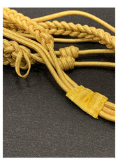 Aiguillette all Wire Gold cord High quality Full size Handmade with Twisted Gold Wire British Army Navy Airforce Shoulder Aiguillette