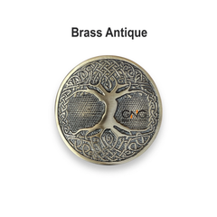 Celtic Tree Kilt Belt Buckle Scottish Round Kilt Belt Buckle