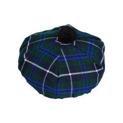 Men's Douglas Blue TAM o' SHANTER Hat Bonnet Beret Balmorals Tartan Tammy Hat