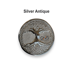 Celtic Tree Kilt Belt Buckle Scottish Round Kilt Belt Buckle
