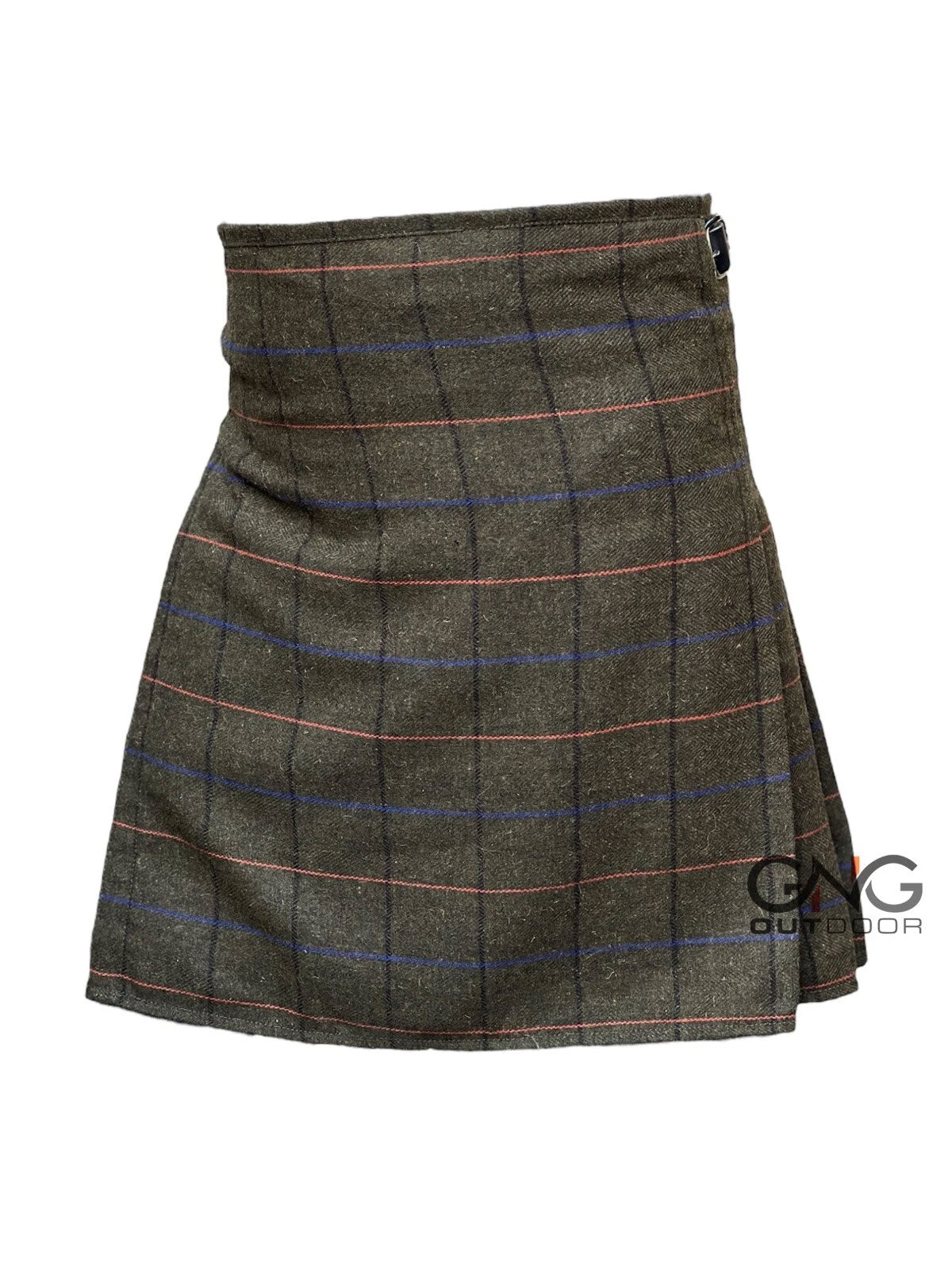 Men's Scottish Brown Tweed Kilt Highland Wool Kilt
