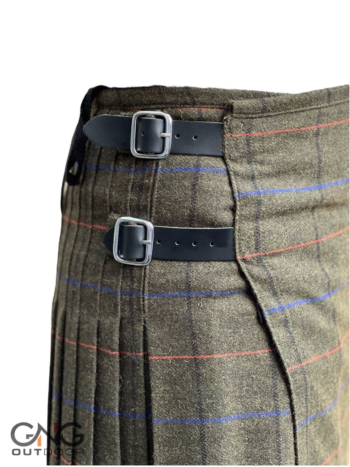 Men's Scottish Brown Tweed Kilt Highland Wool Kilt