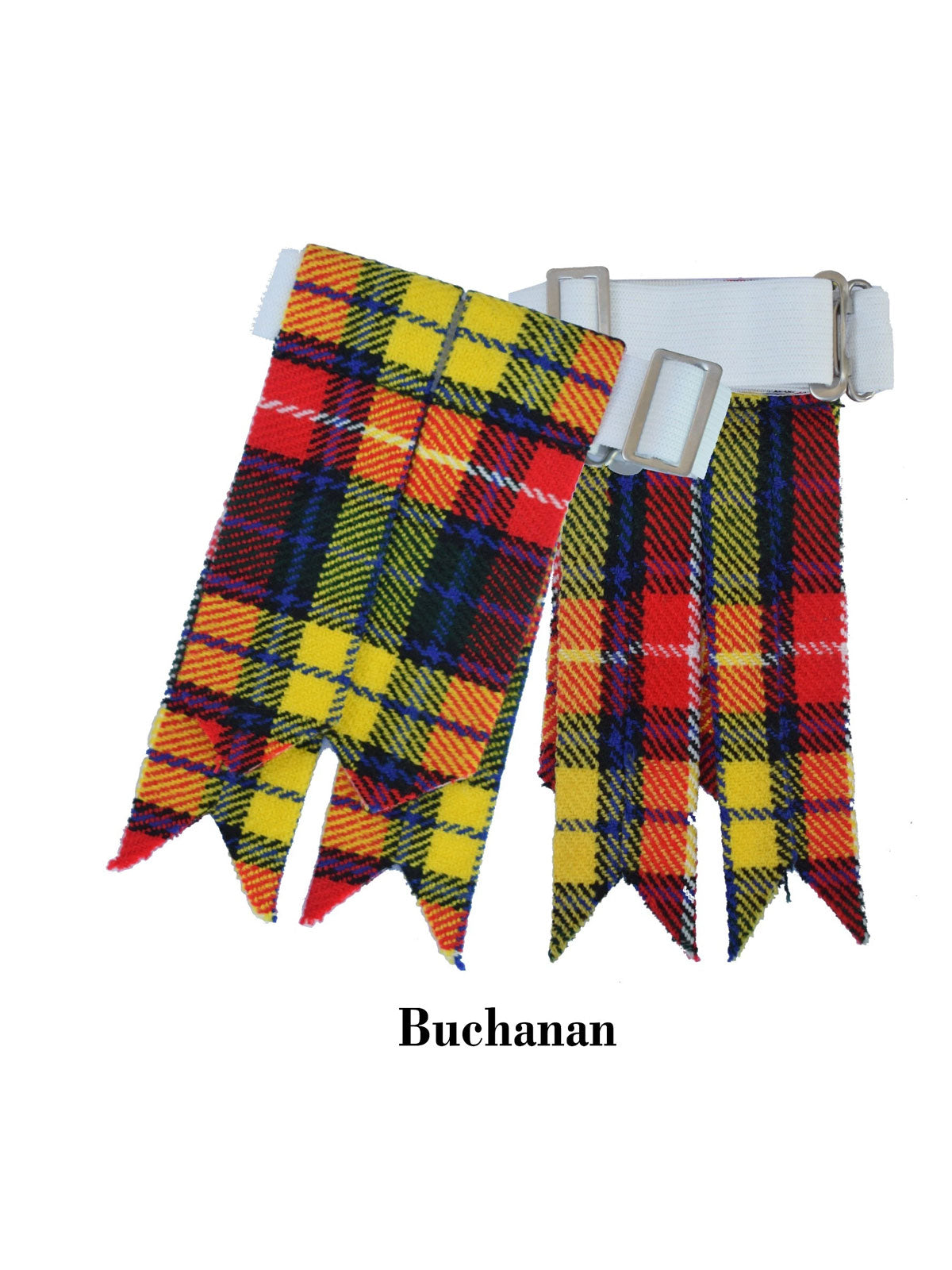 Men's Scottish Buchanan Tartan Kilt Flashes
