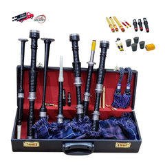 Pride of Scotland Bagpipe Practice Chanter Scottish Silver Mouth with Hard Case