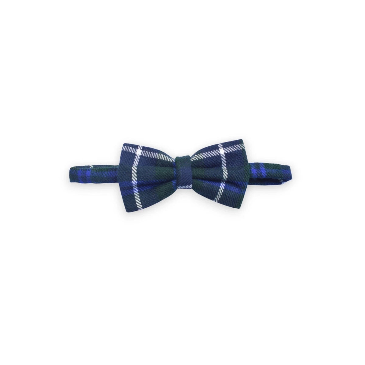Men's Scottish Douglas Blue Tartan Bow Tie Formal Tie For Wedding