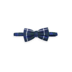 Men's Scottish Douglas Blue Tartan Bow Tie Formal Tie For Wedding