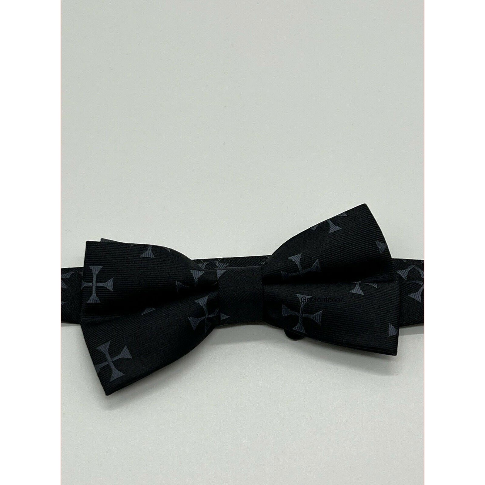 Masonic Knights Templar Bow Tie KT Handmade Bow Tie Freemason Lodge Gift Bow Tie
