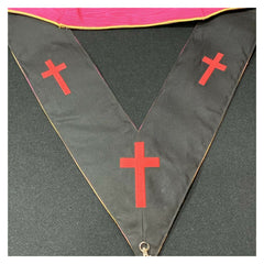 Masonic Collar – 18th Degree Rose Croix – Hand Embroidered Collar
