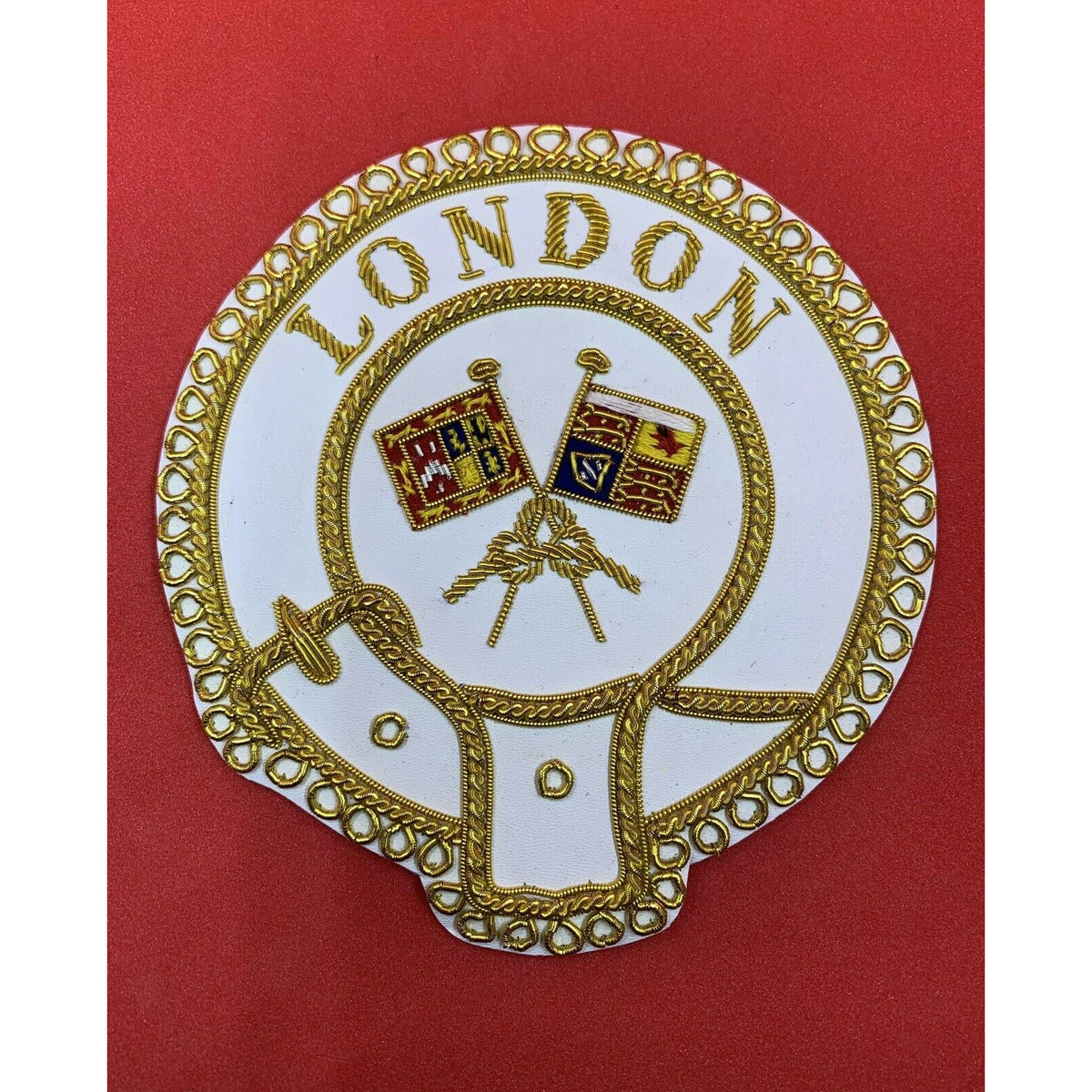 Mark Provincial Full Dress Apron Badge London Embroidered With Bullion & Wire