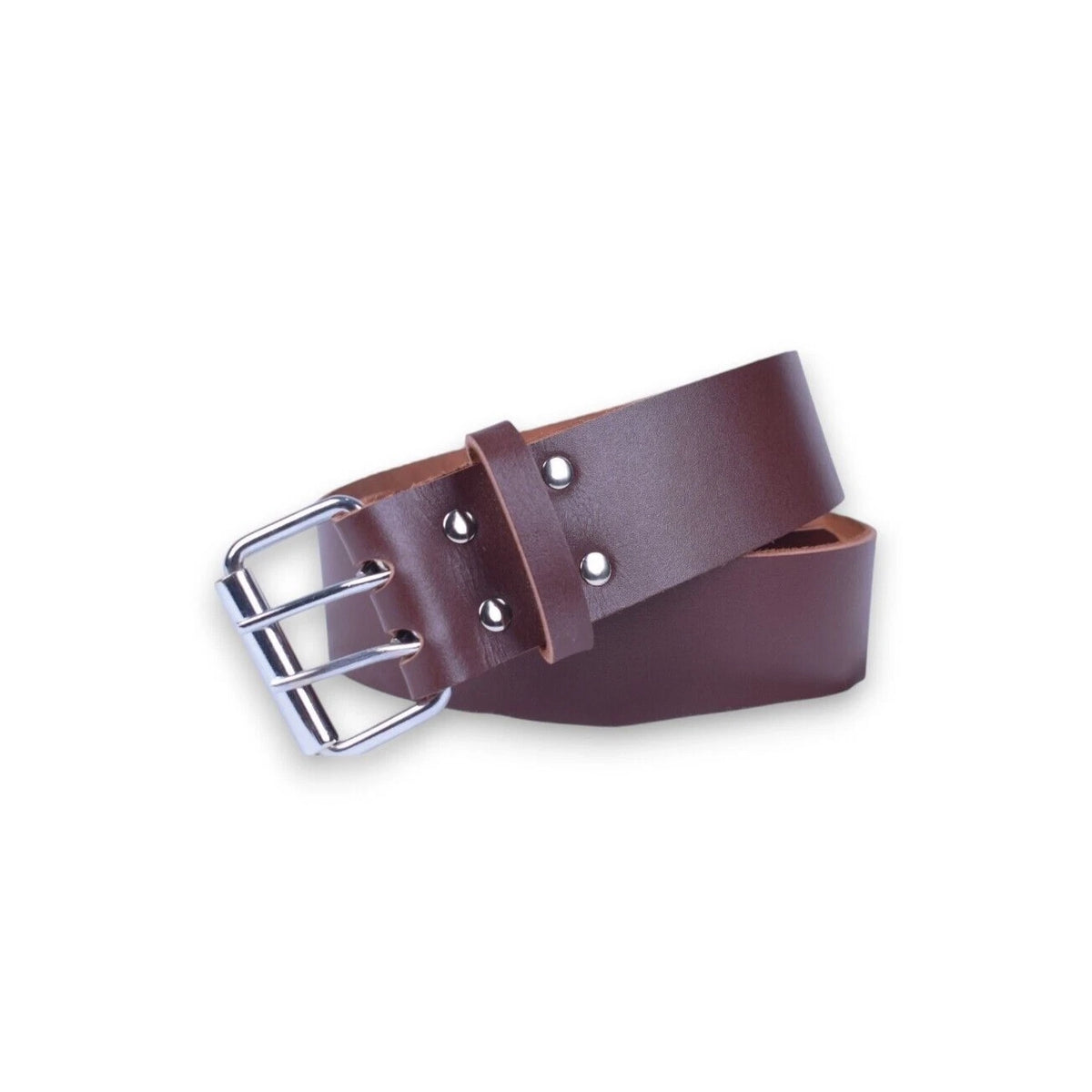 Men's Scottish Brown Leather Kilt Belt Adjustable Size Highland Belt
