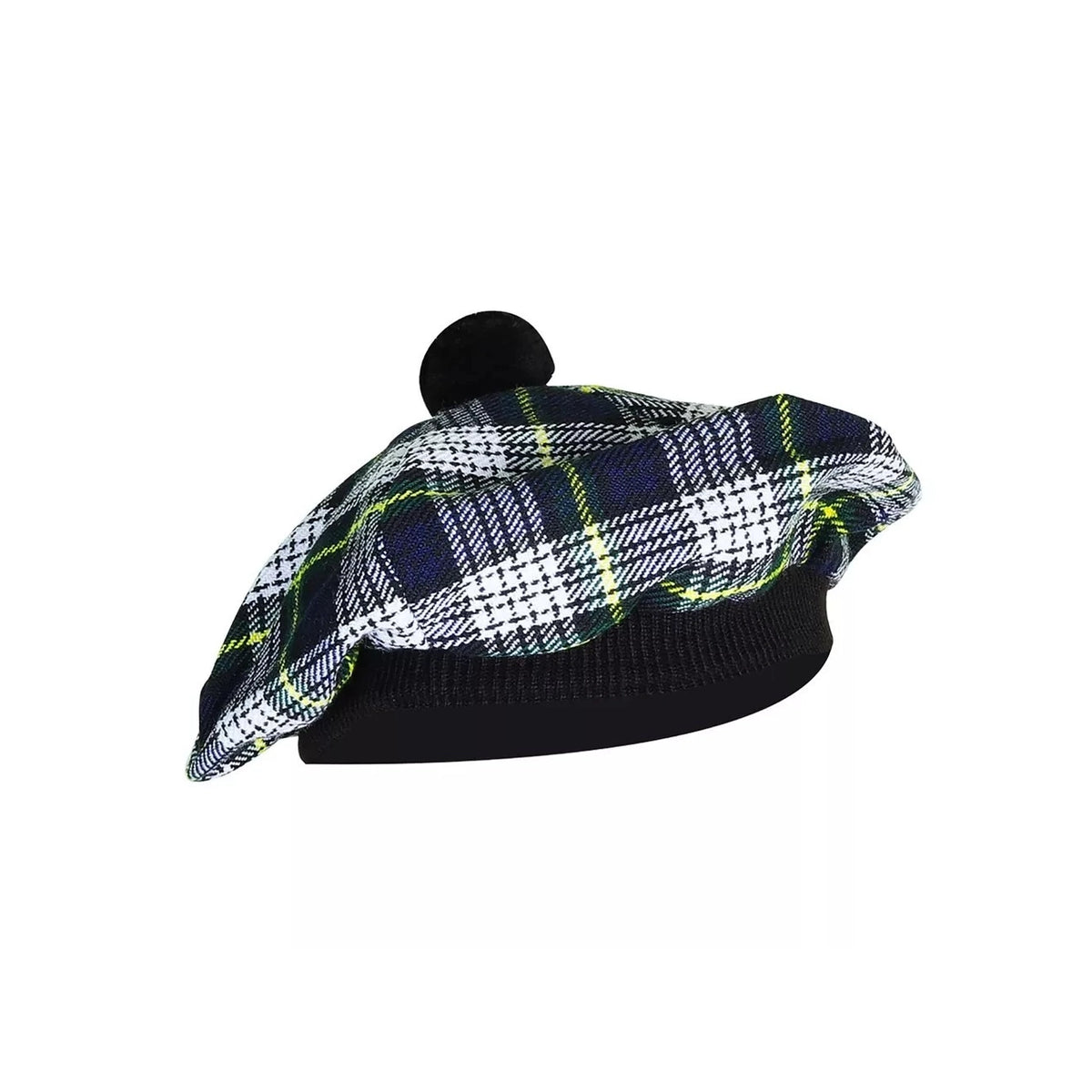 Men's Dress Gordon TAM o' SHANTER Bonnet Beret Balmorals Tartan Tammy Hat
