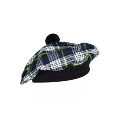 Men's Dress Gordon TAM o' SHANTER Bonnet Beret Balmorals Tartan Tammy Hat