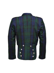 Men's Scottish Tartan Prince Charlie Jacket Highland Wedding Jacket
