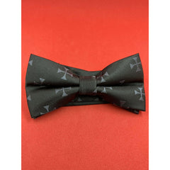 Masonic Knights Templar Tie And Bow Tie Set Handmade KT Masonic Regalia Tie Bow Set