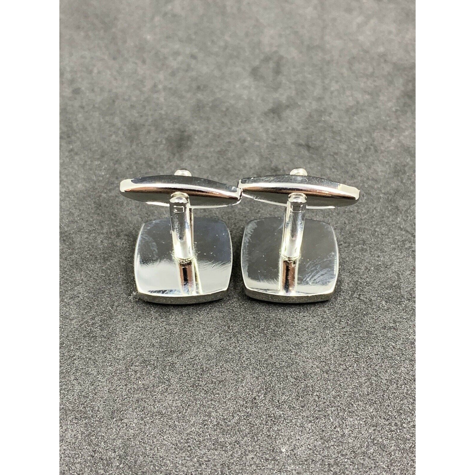 Masonic Freemason Cufflinks Square Compass Blue Enamel with Silver Cufflinks