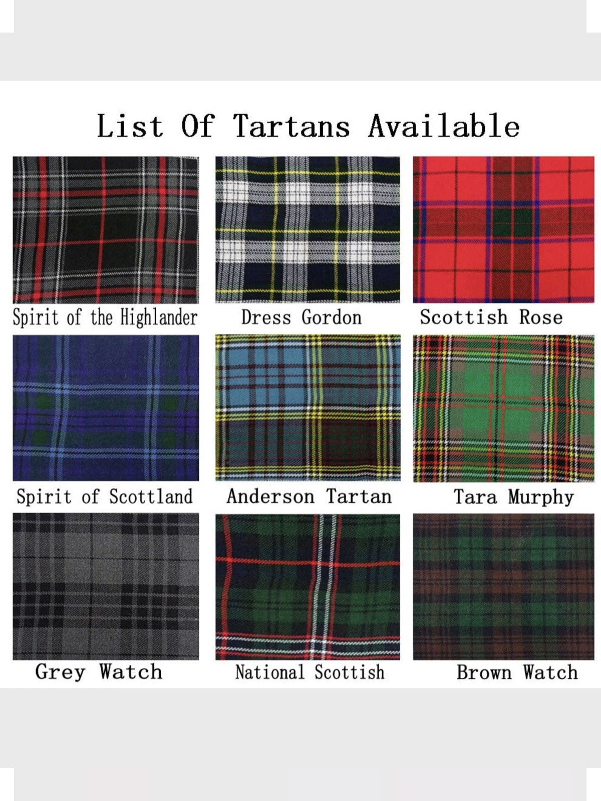 Men's Scottish Tartan Utility is kilt is made of acrylic Wool in 50+ Tartan