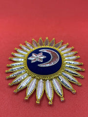 Lord Nelson Admiral Order Crescent Badge Hand Embroidered Lord Nelson Crescent