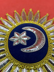 Lord Nelson Admiral Order Crescent Badge Hand Embroidered Lord Nelson Crescent
