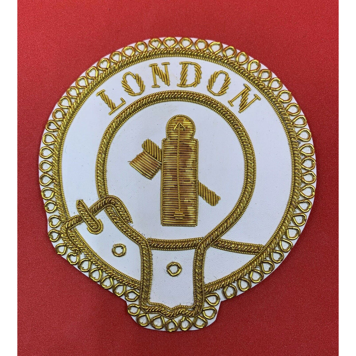 Mark Provincial Full Dress Apron Badge London Embroidered With Bullion & Wire