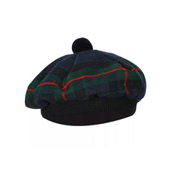 Men's Gun Tartan TAM o' SHANTER Bonnet Beret Balmorals Tartan Tammy Hat