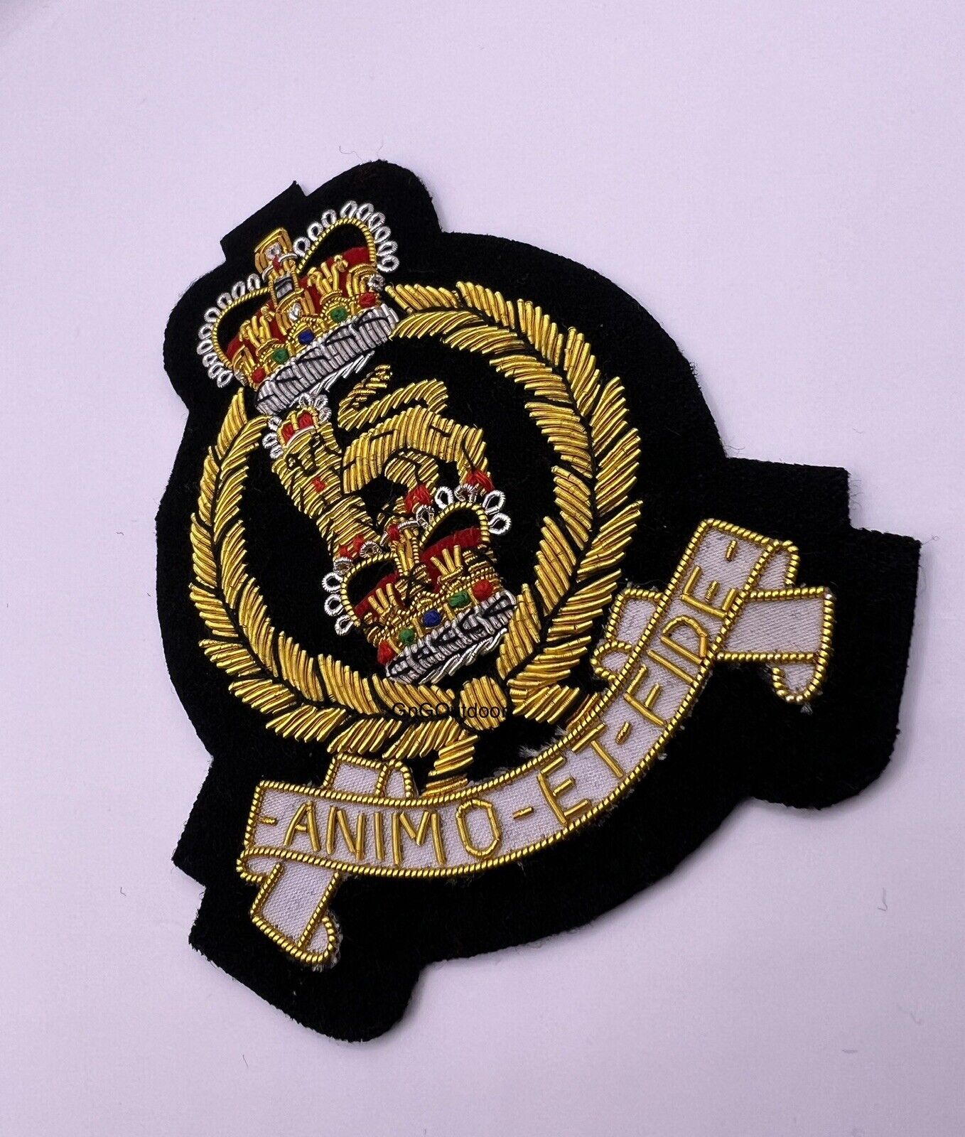 Adjutant General’s Corps Blazer Badge AGC Embroidered Bullion Wire Blazer Badge