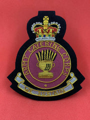 Army Catering Corps Blazer Badge (ACC) British Army Bullion & Wire Blazer Badge