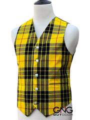 Men's Wedding Macleod of Lewis Tartan Vest 5 Button Scottish Kilt Waistcoat