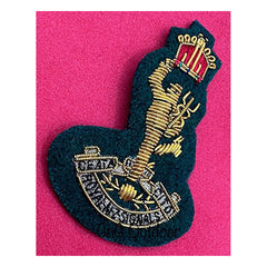Royal NZ Special forces Beret Cap Badge Royal New Zealand Hand Embroidered Bullion And Wire Cap Badge On Green