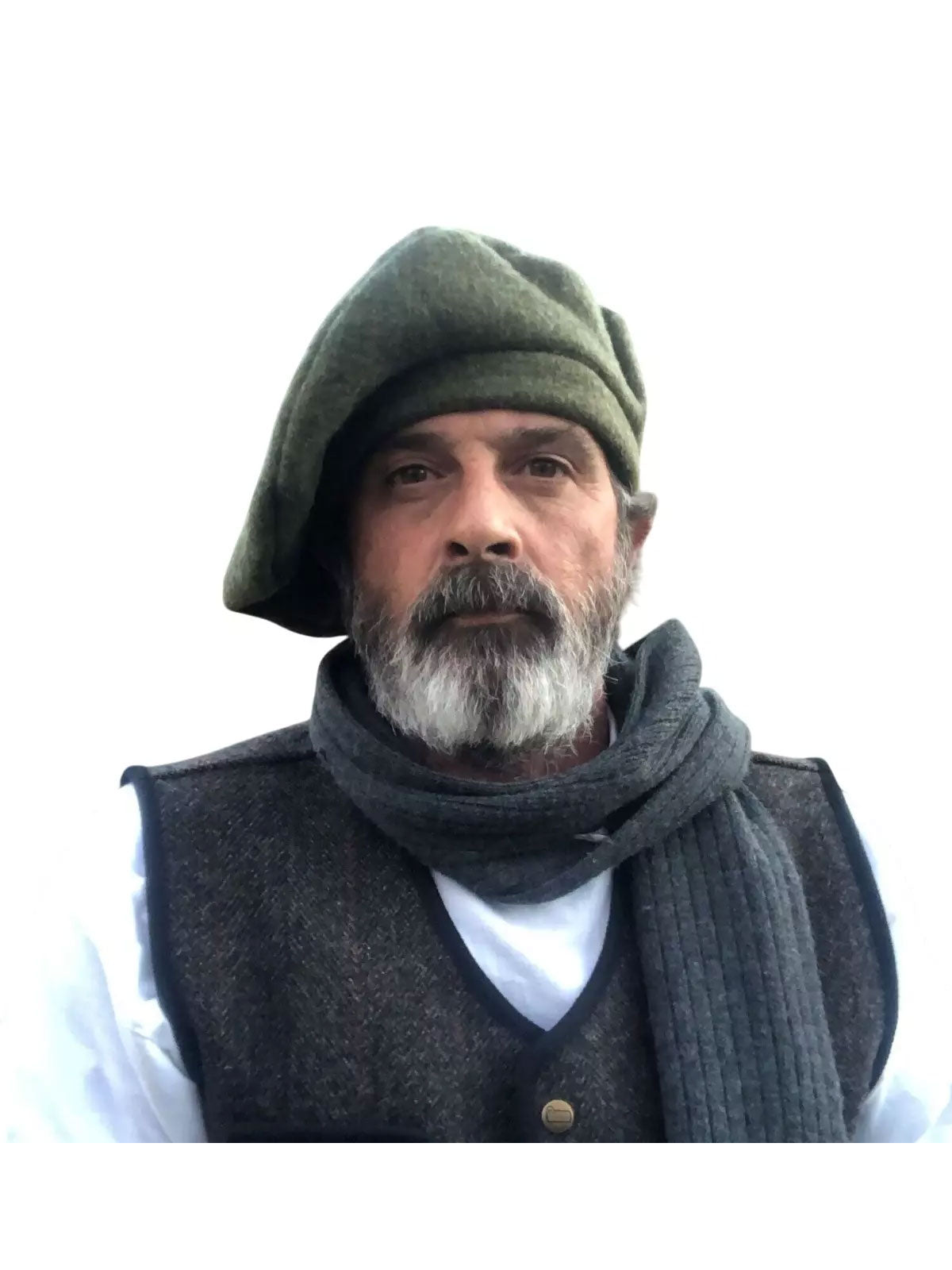 Men's Wool Scot Bonnet Tam Hat Traditional Kilt Beret Hat Available in 8 Colors