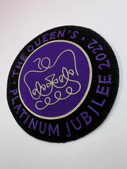 The Queen’s Platinum Jubilee Blazer Badge Hand Embroidered Bullion Wire Patch